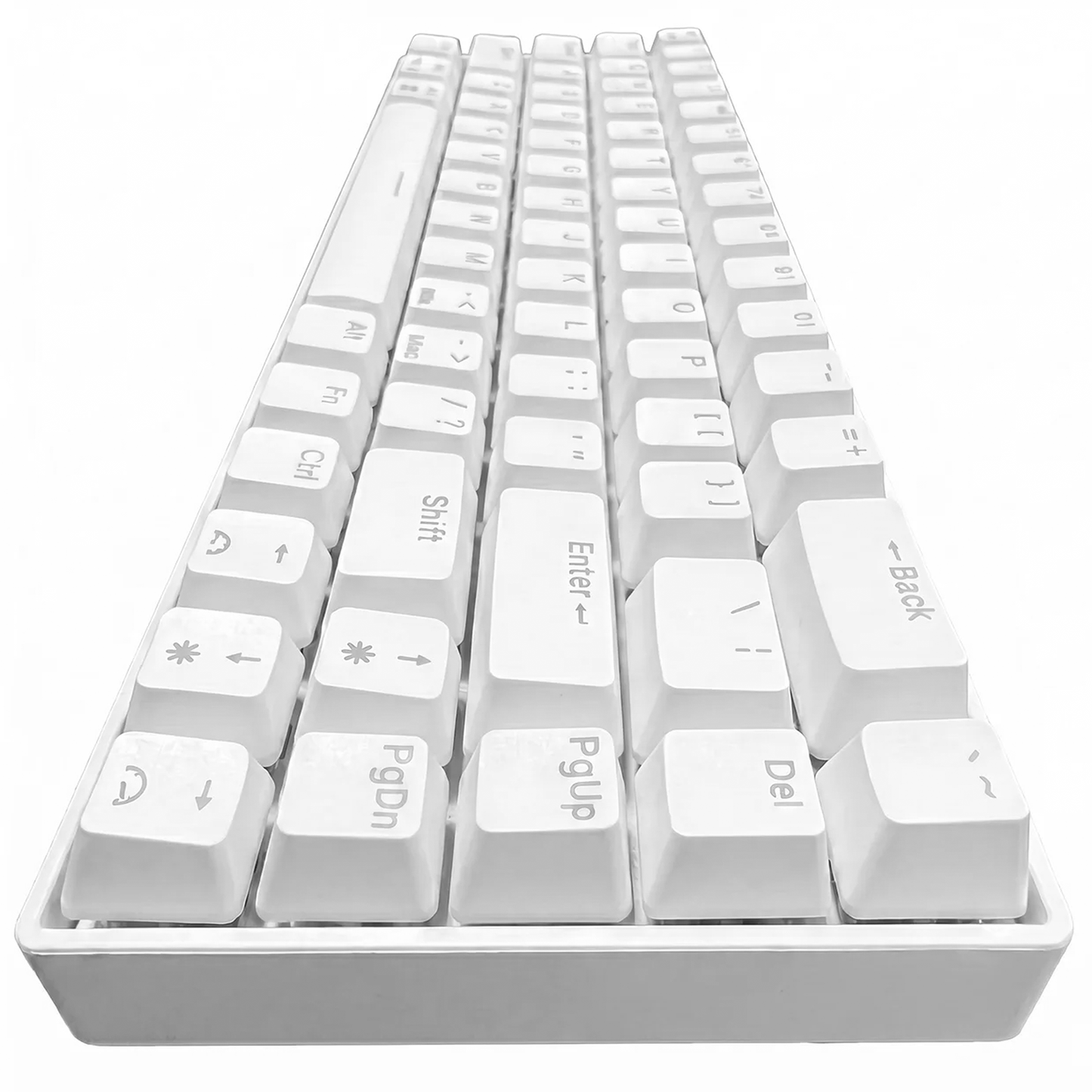 Keybongo KB68 Wireless 65% Compact Mechanical Keyboard - White