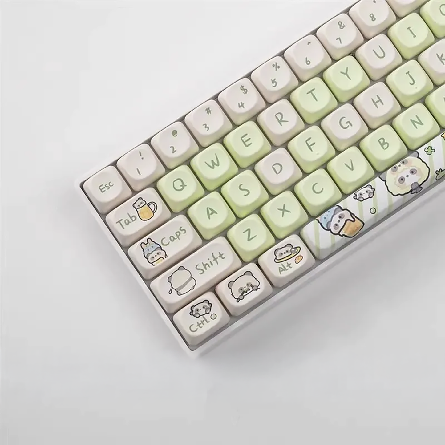 Frolicking Panda Keycap Set