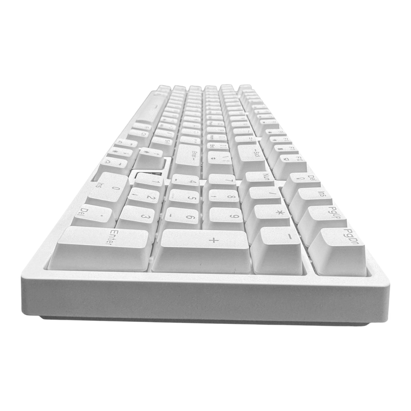 Keybongo KB108 Wireless 100% Full Size Mechanical Keyboard - White