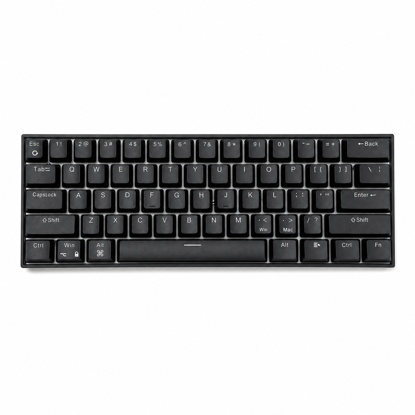 Keybongo KB61 Wireless 60% Mechanical Keyboard - Black