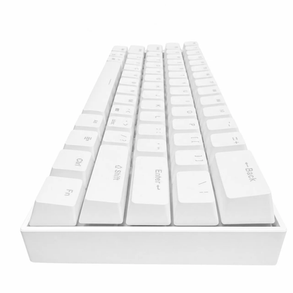 Keybongo KB61 Wireless 60% Mechanical Keyboard - White