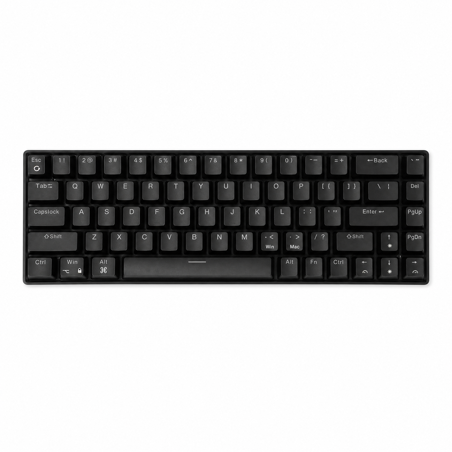 Keybongo KB68 Wireless 65% Compact Mechanical Keyboard - Black