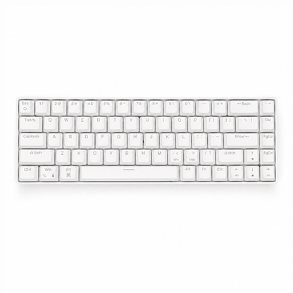 Keybongo KB68 Wireless 65% Compact Mechanical Keyboard - White