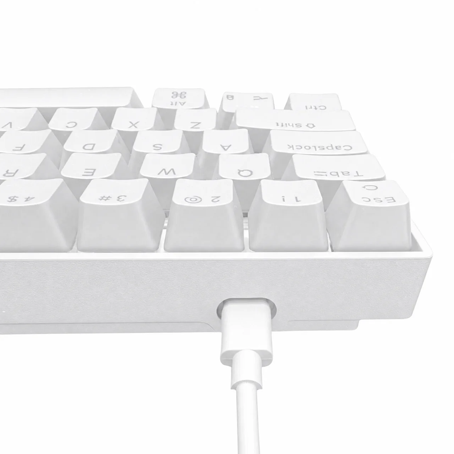 Keybongo KB68 Wireless 65% Compact Mechanical Keyboard - White