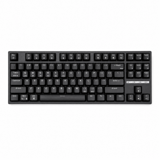 Keybongo KB87 Wireless 80% TKL Mechanical Keyboard - Black