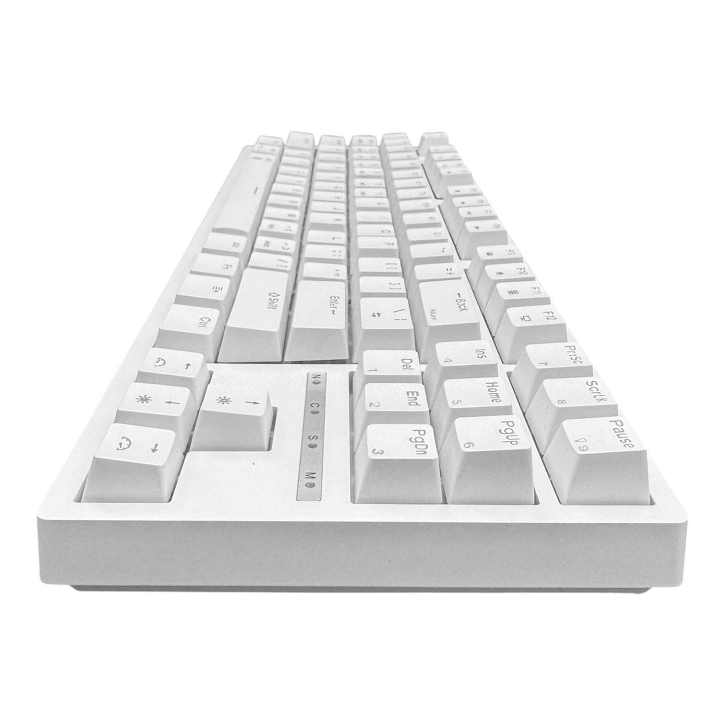 Keybongo KB87 Wireless 80% TKL Mechanical Keyboard - White