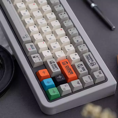 Working 9-to-5 Office Deskjob Hustle Keycap Set