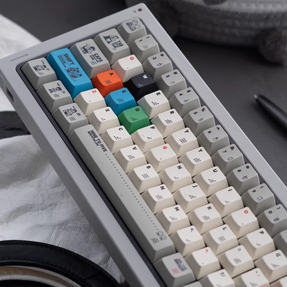 Working 9-to-5 Office Deskjob Hustle Keycap Set