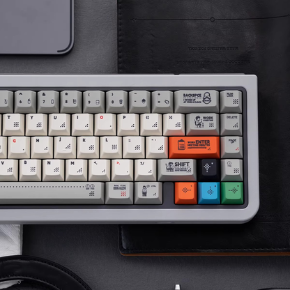 Working 9-to-5 Office Deskjob Hustle Keycap Set