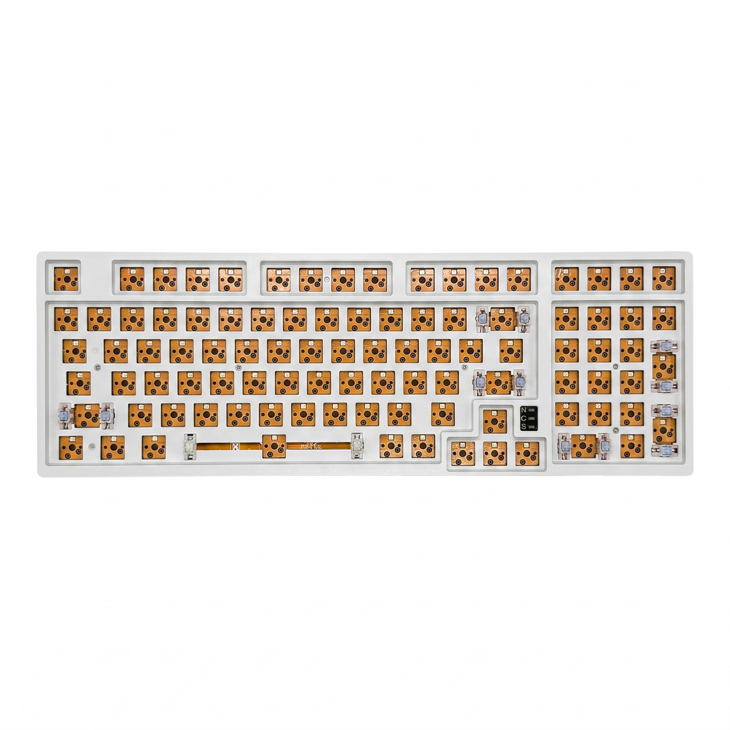 Keybongo KB97 Wireless 98% Compact-1800 Mechanical Keyboard - White