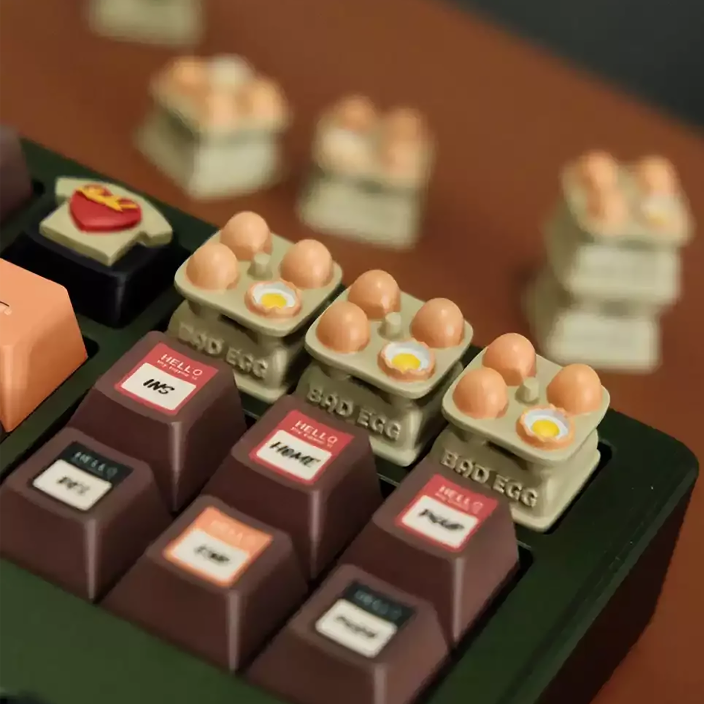 Tray of Bad Eggs Keycaps