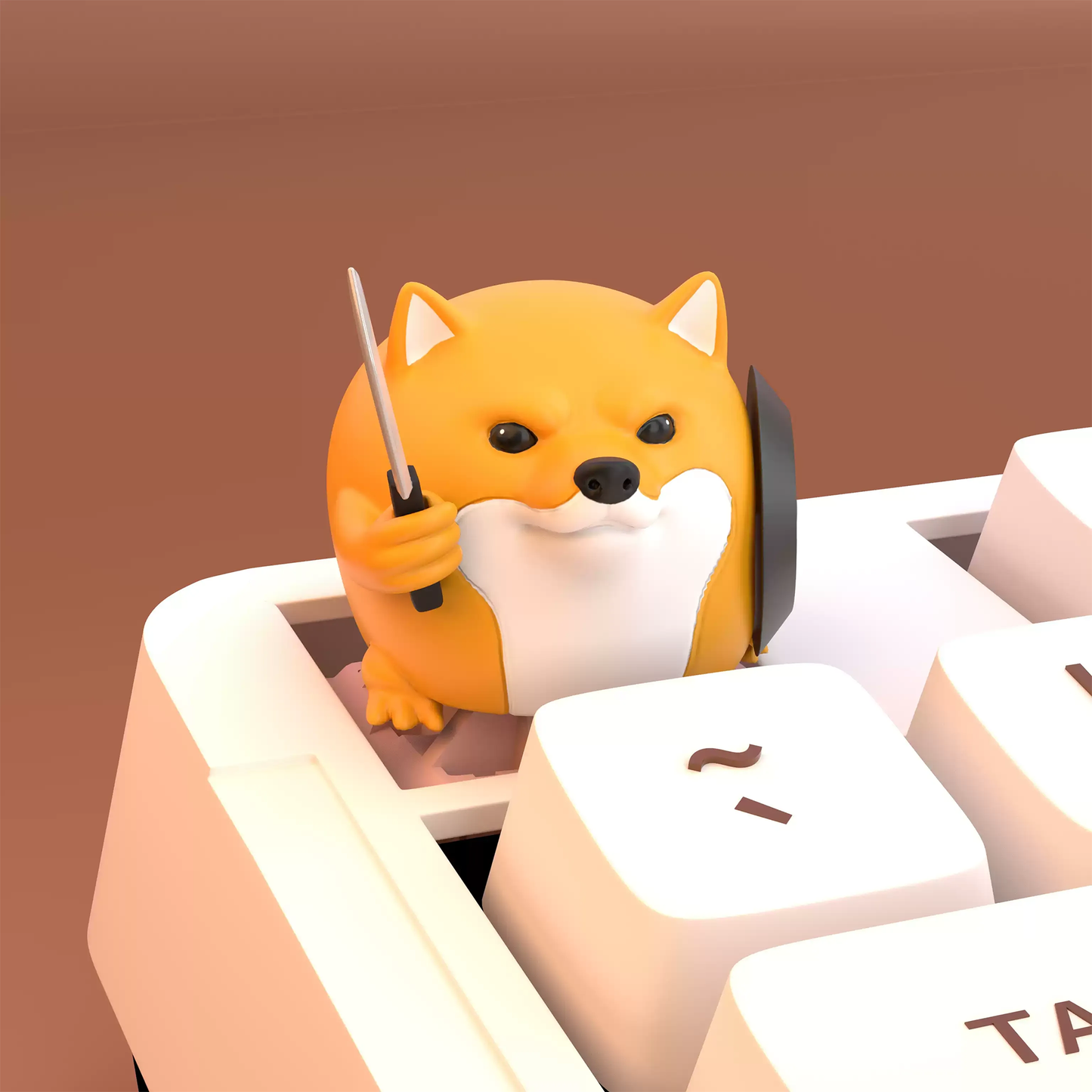 Battle Doge Sword & Shield Hodler Keycaps