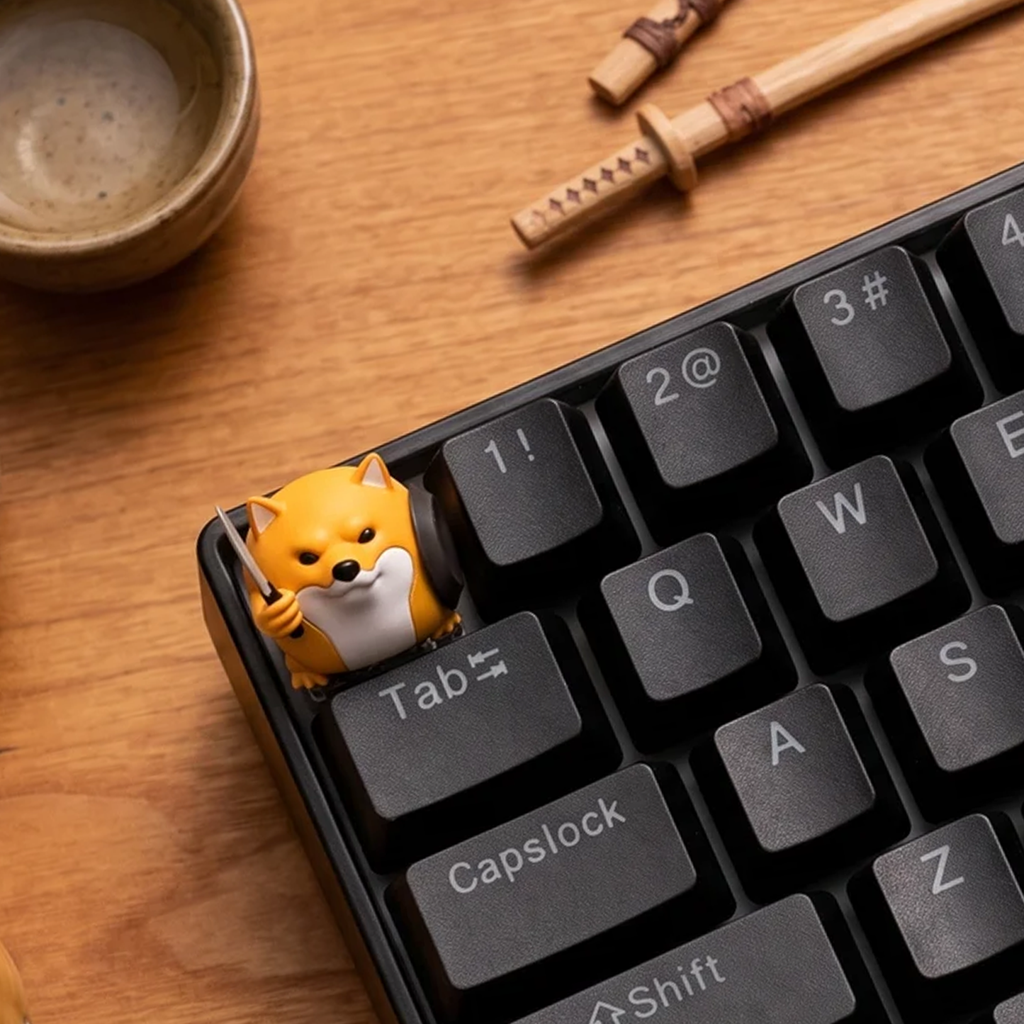 Battle Doge Sword & Shield Hodler Keycaps