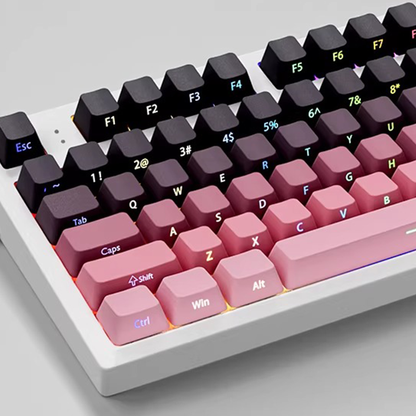 Berry Blast Gradient Side Print Keycap Set