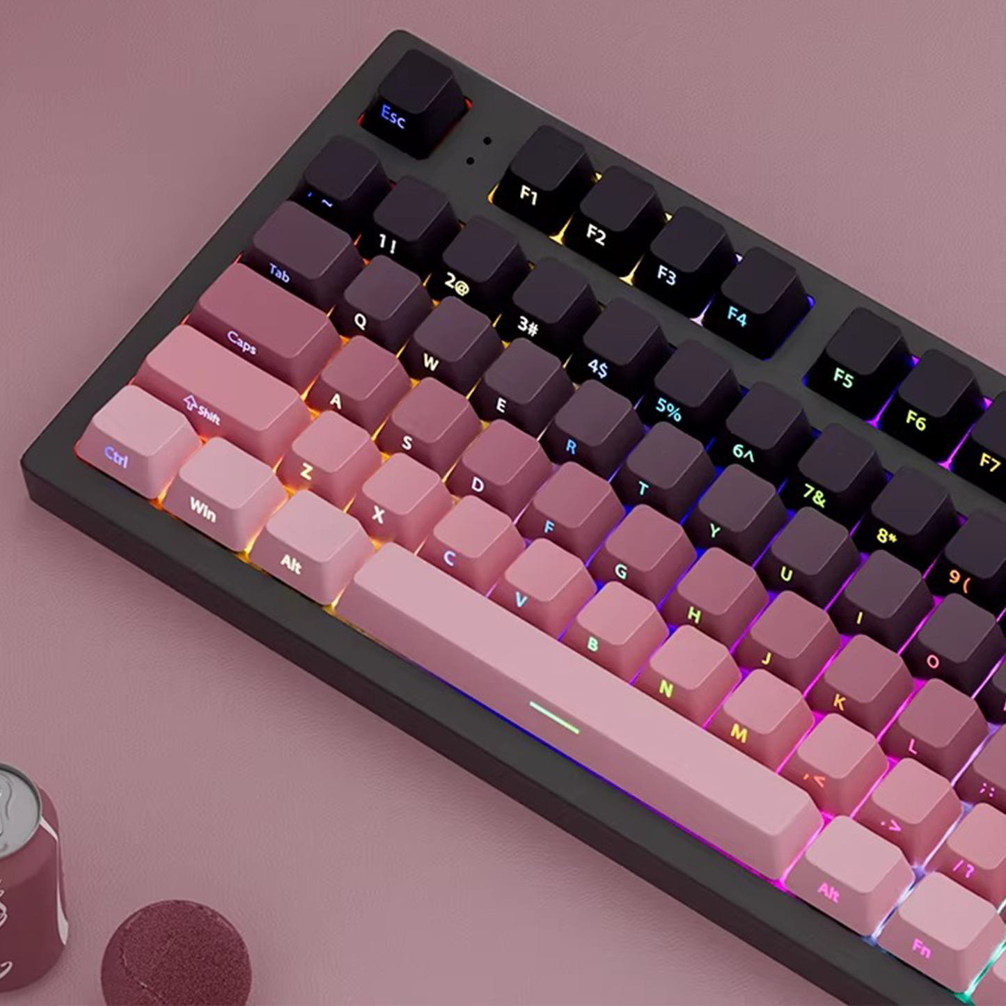 Berry Blast Gradient Side Print Keycap Set