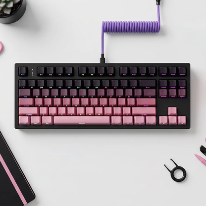 Berry Blast Gradient Side Print Keycap Set