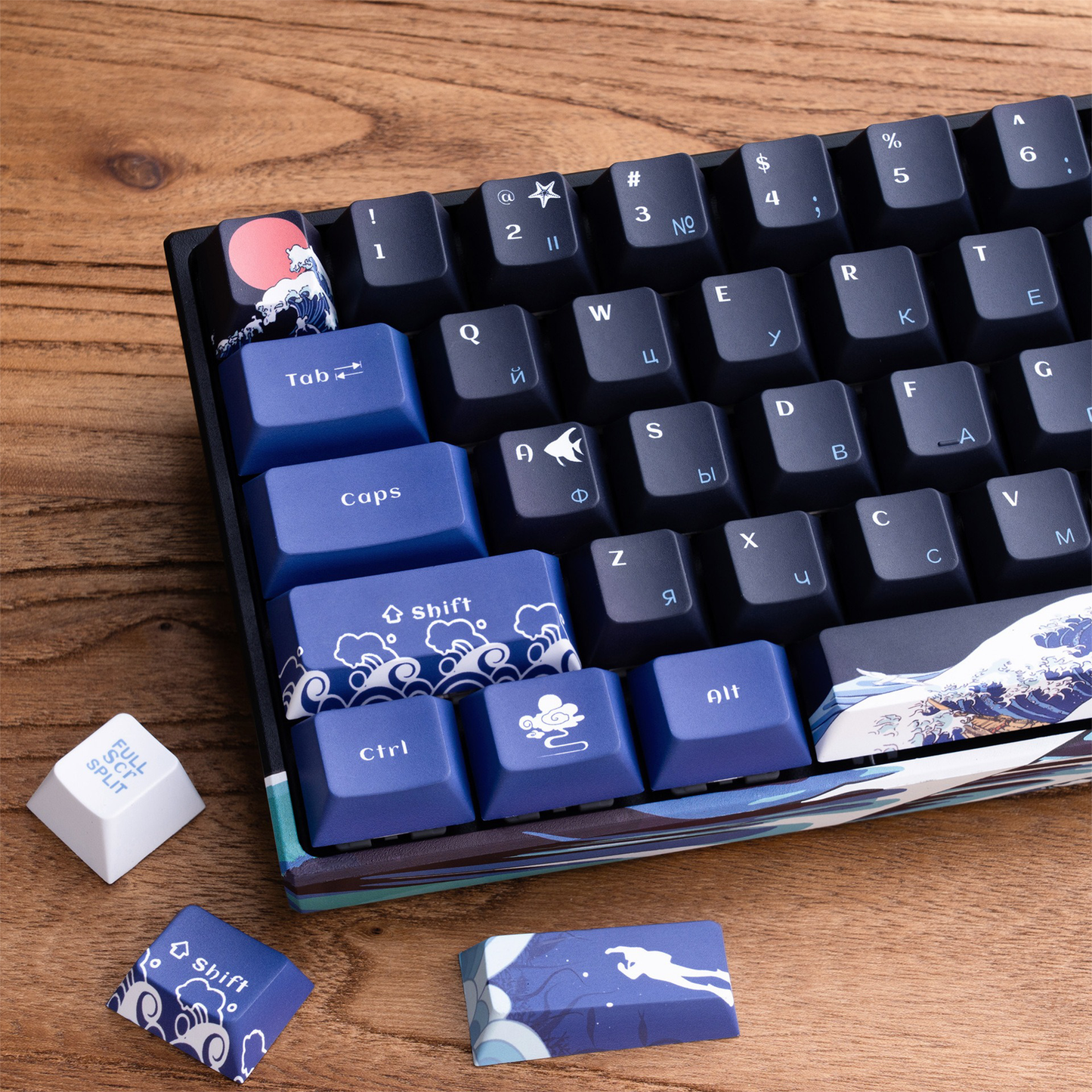 Black Coral Sea Keycap Set