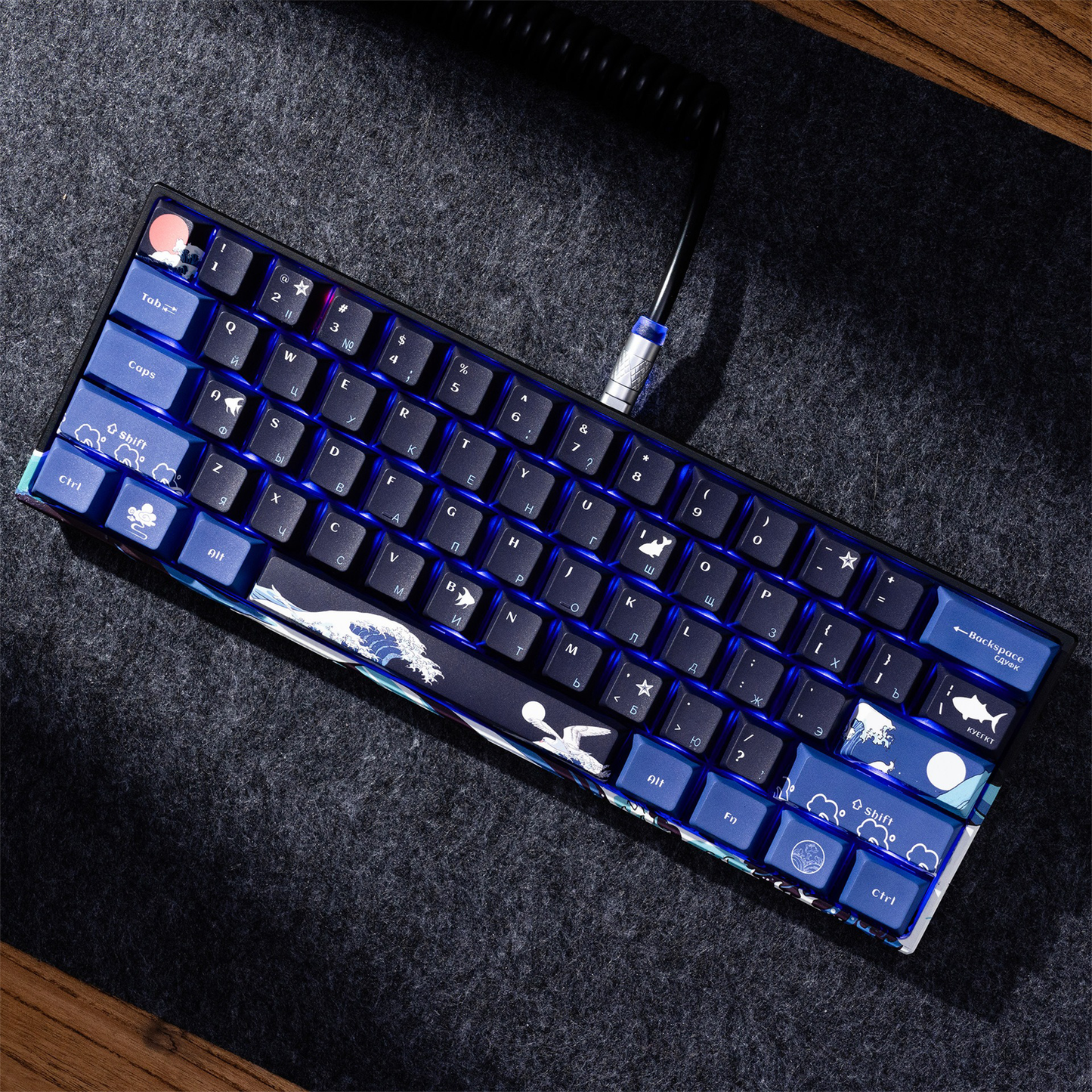 Black Coral Sea Keycap Set