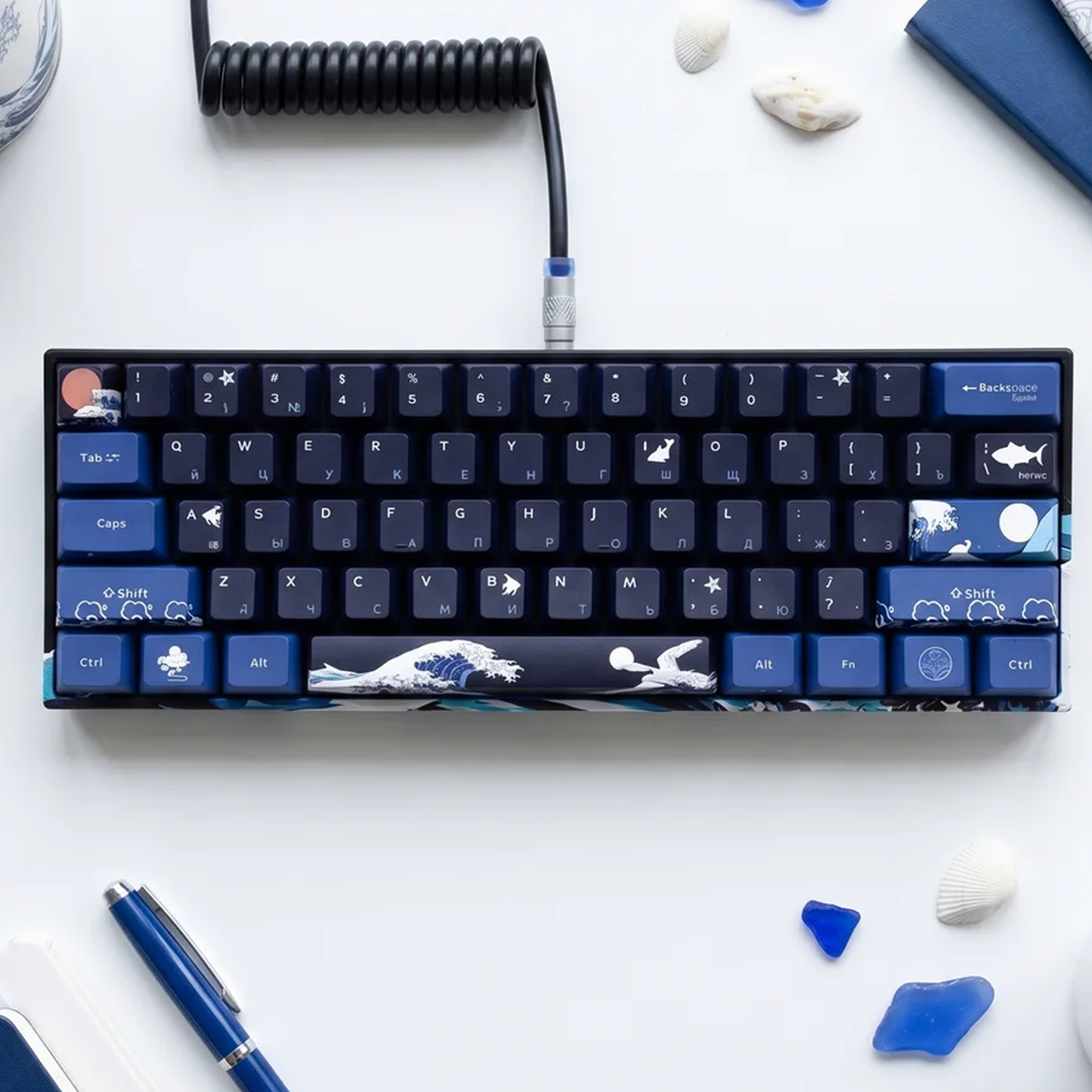 Black Coral Sea Keycap Set