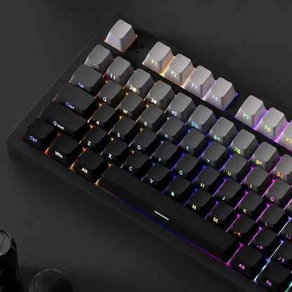 Black Hole Gradient Side Print Keycap Set