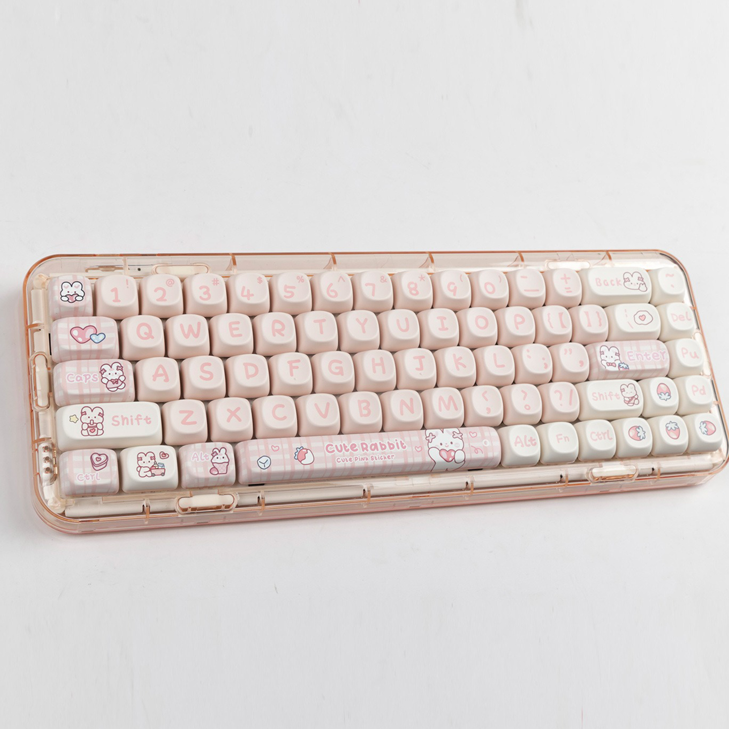 Blush Bunny Keycap Set