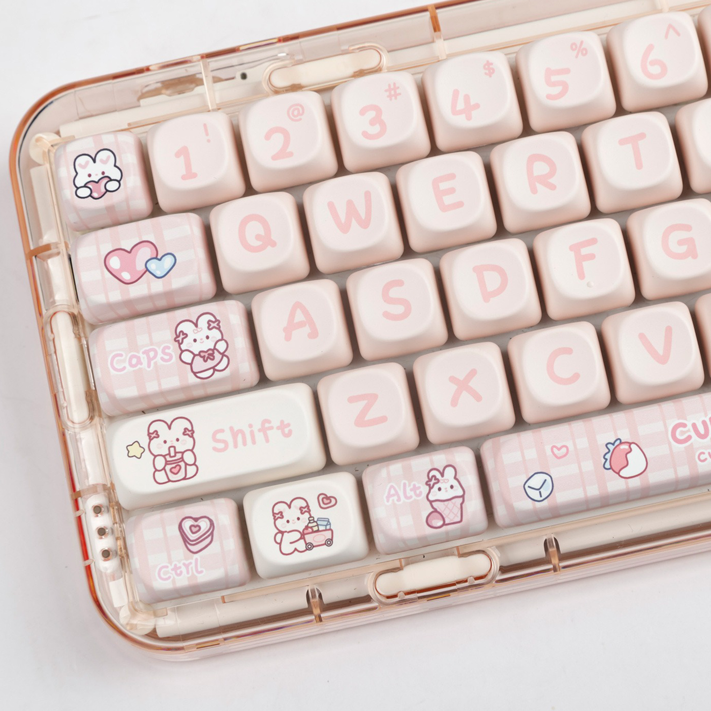 Blush Bunny Keycap Set