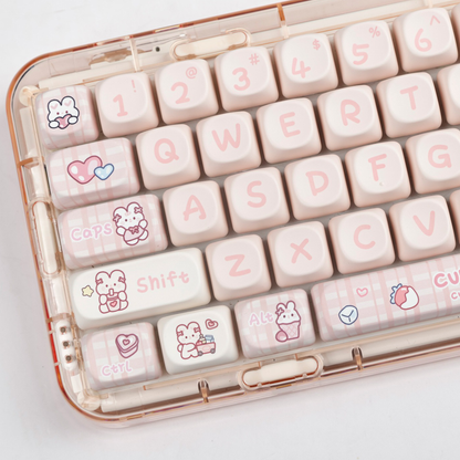 Blush Bunny Keycap Set