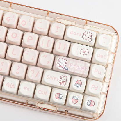 Blush Bunny Keycap Set