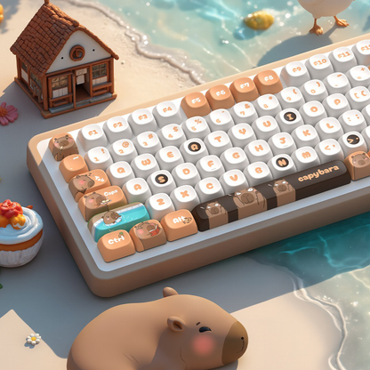 Capybara Life Keycap Set