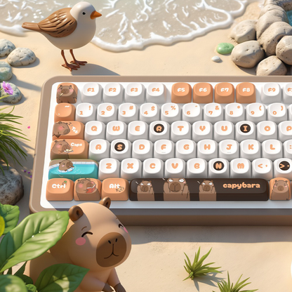 Capybara Life Keycap Set