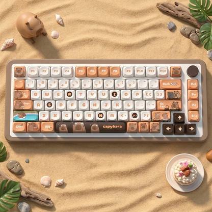 Capybara Life Keycap Set