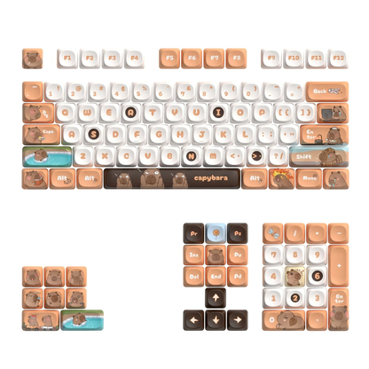Capybara Life Keycap Set