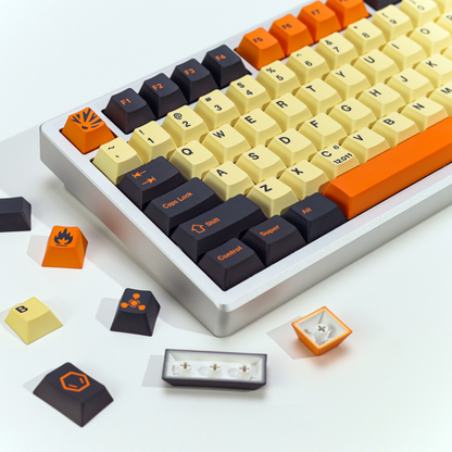 Carbon Hazard Keycap Set