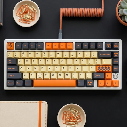 Carbon Hazard Keycap Set