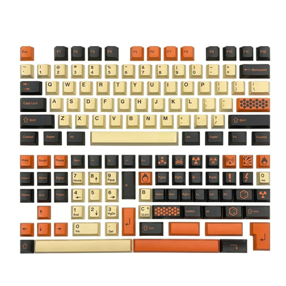 Carbon Hazard Keycap Set