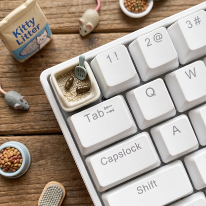 Cat Litter Box Keycap