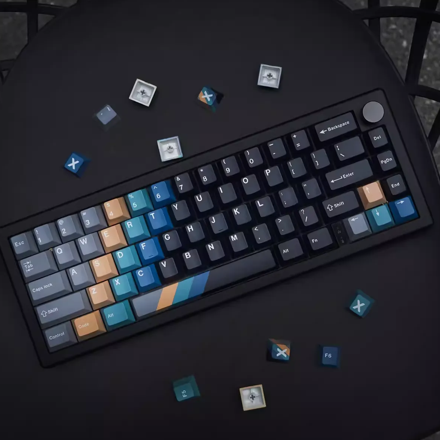 Chromo Cascade Keycap Set
