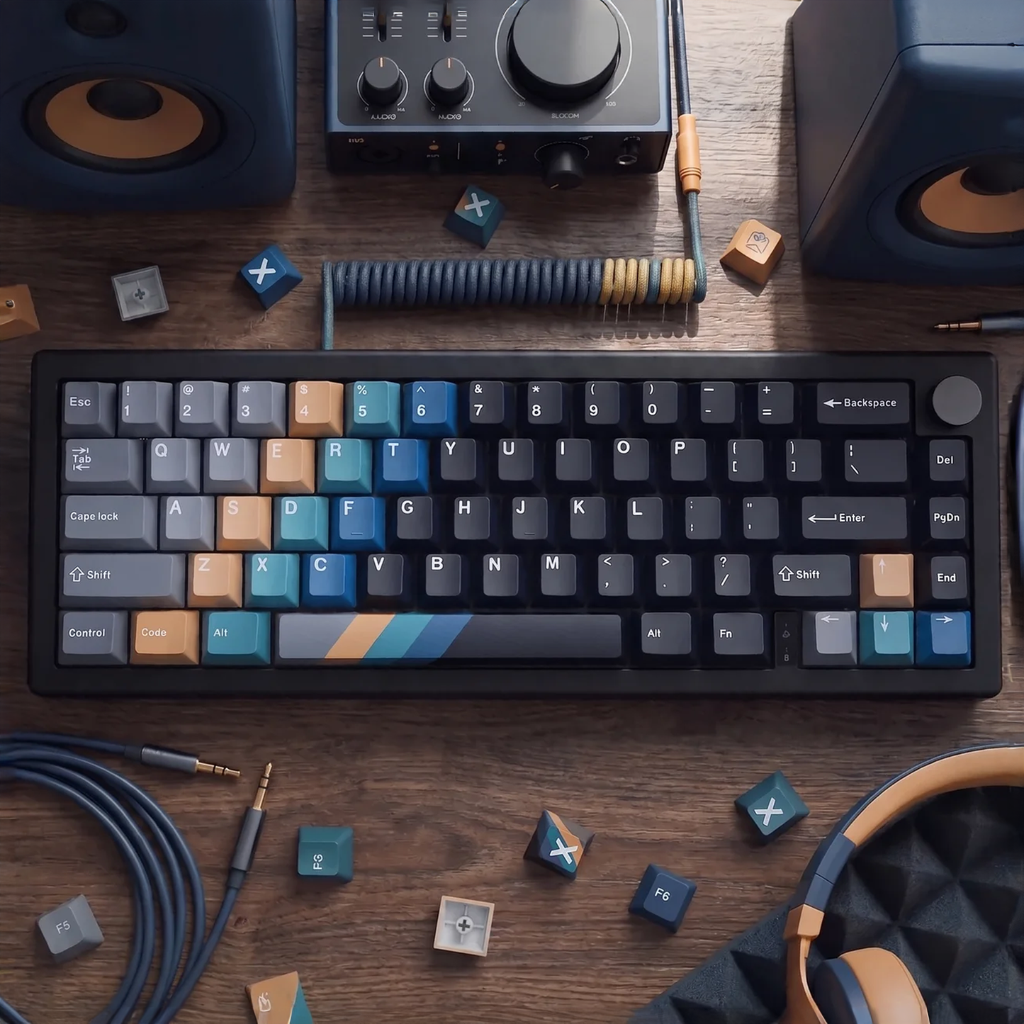 Chromo Cascade Keycap Set