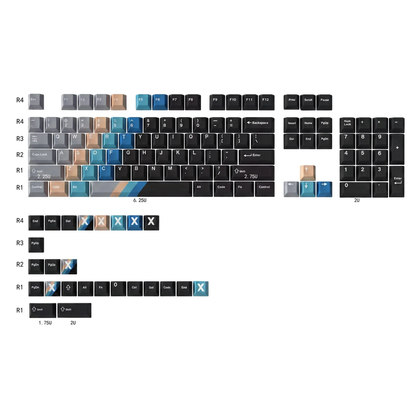 Chromo Cascade Keycap Set