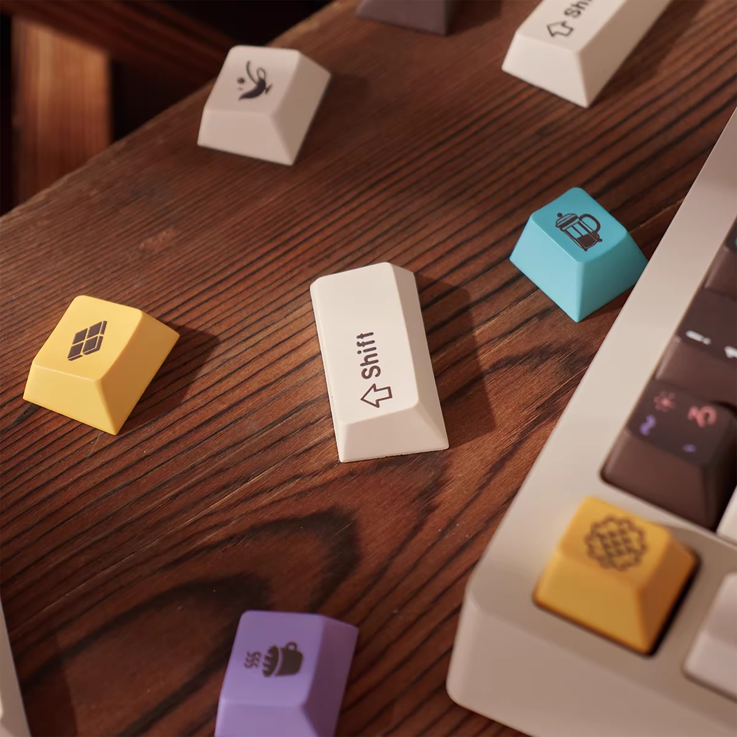 Coffee & Donuts Keycap Set