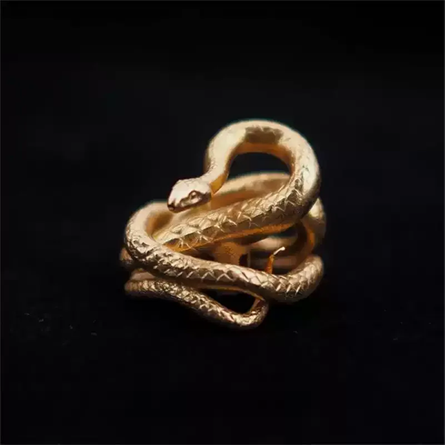 Coiled Python Serpent Keycaps