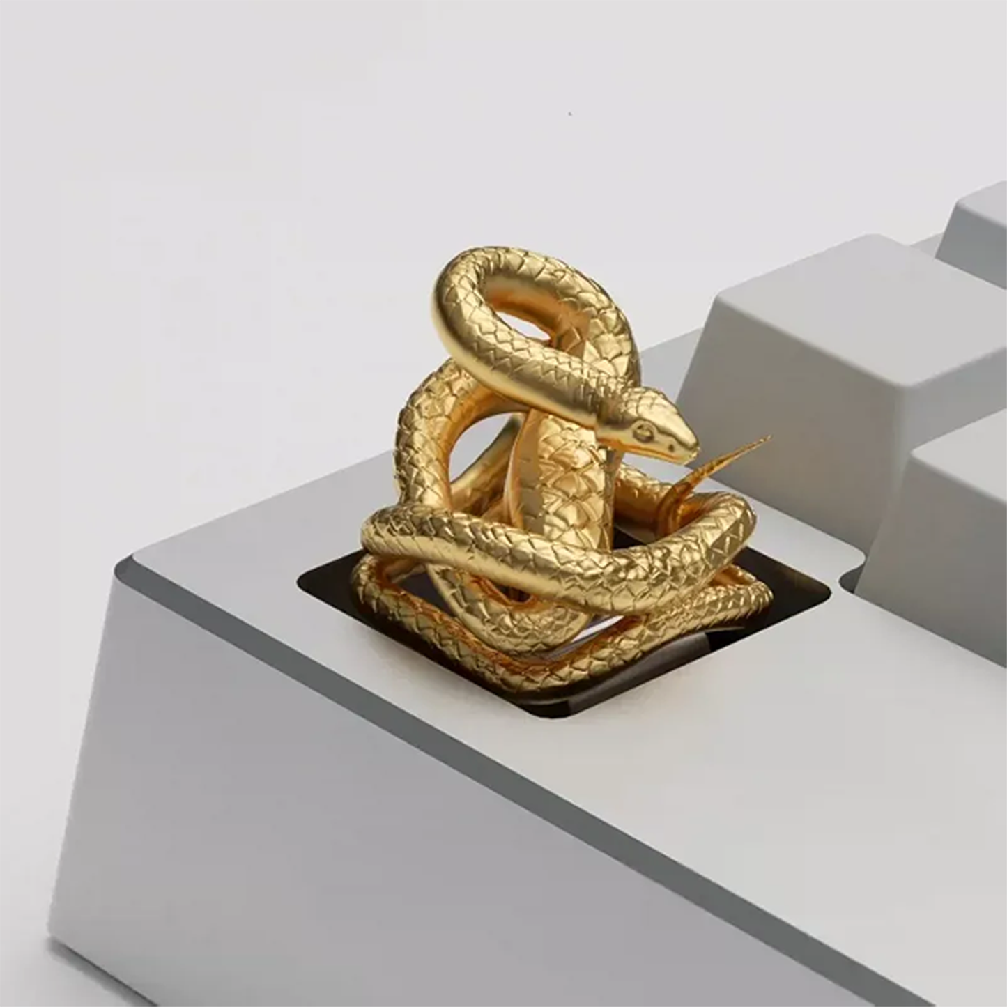 Coiled Python Serpent Keycaps