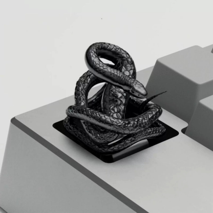 Coiled Python Serpent Keycaps