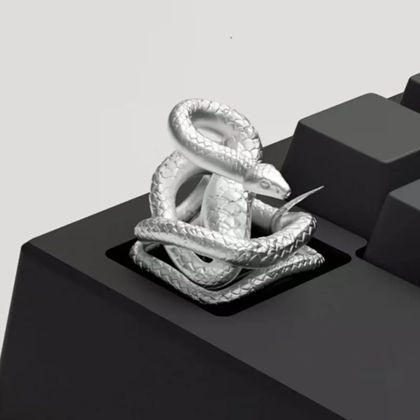 Coiled Python Serpent Keycaps
