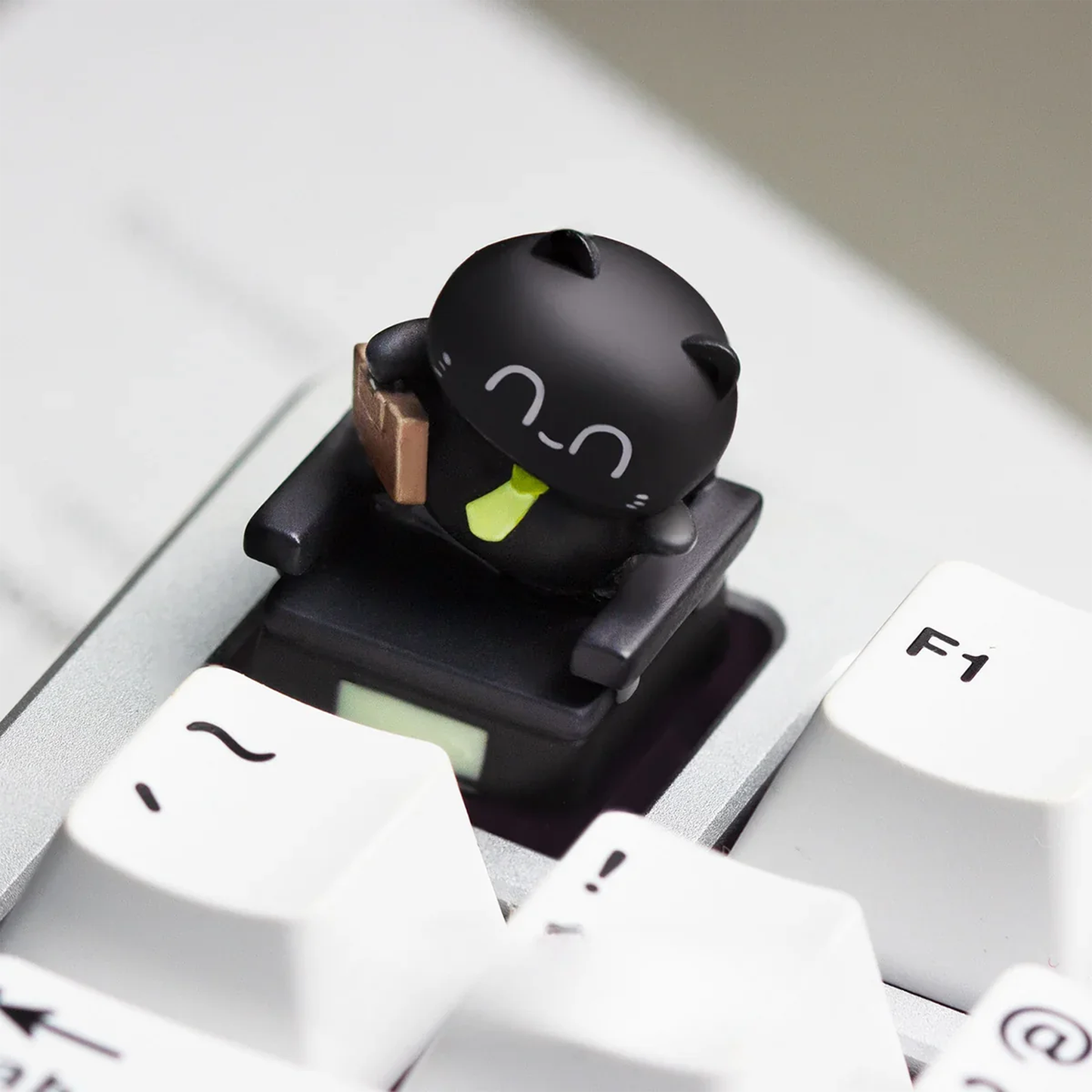 Corporate Cat Office Work Keycaps