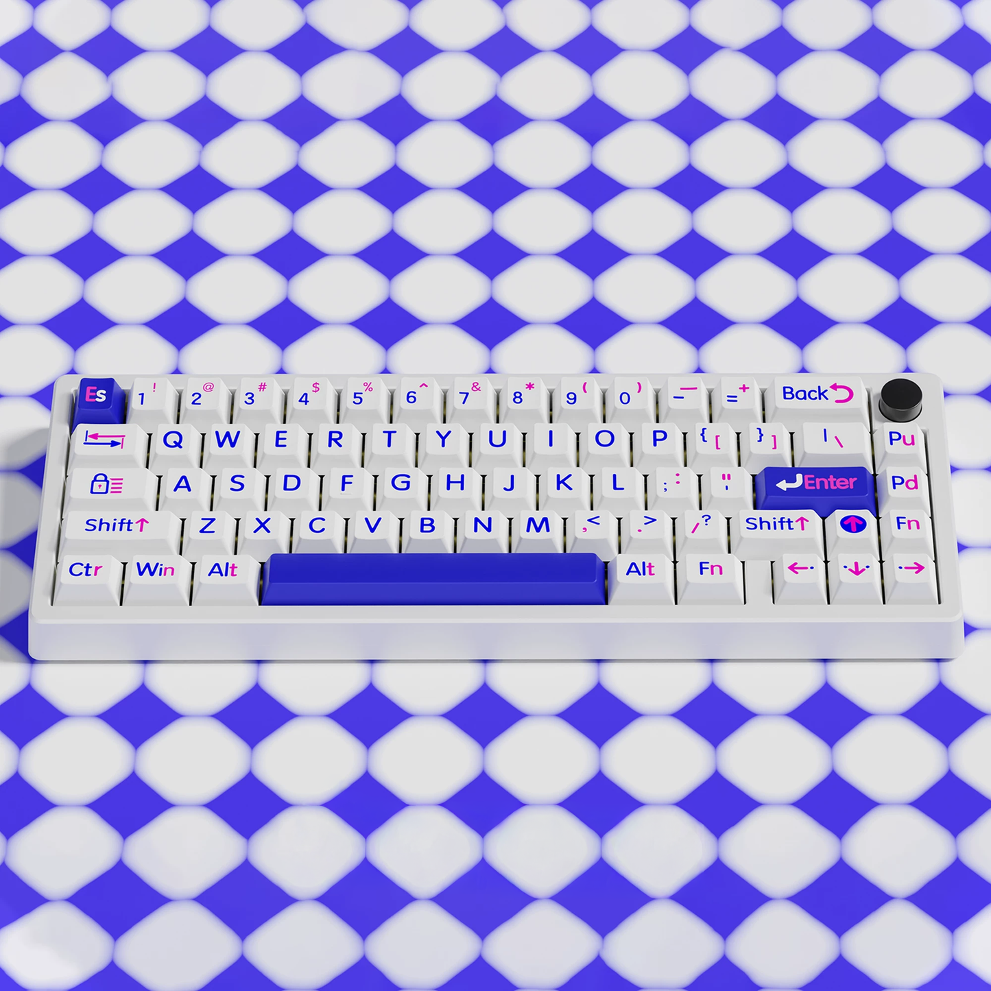 Cute Cloud Jumbo Font Keycap Set