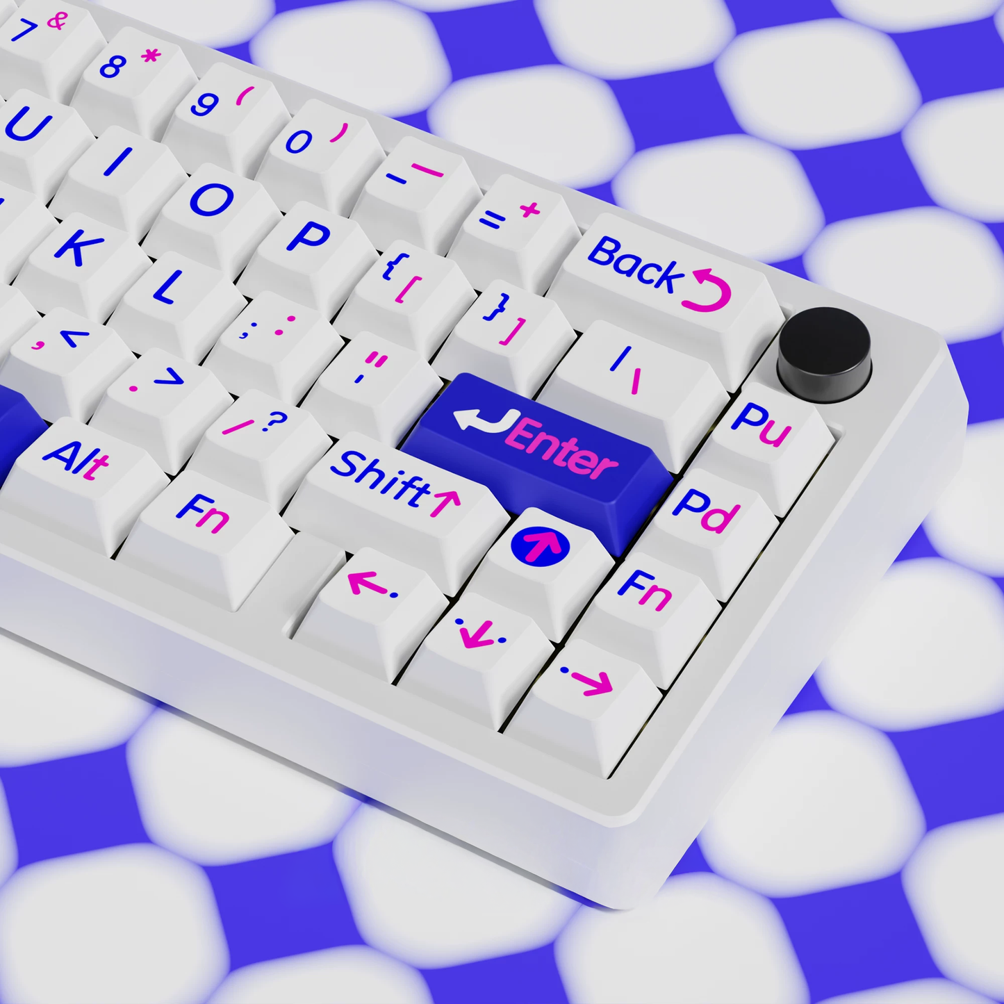 Cute Cloud Jumbo Font Keycap Set