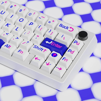 Cute Cloud Jumbo Font Keycap Set