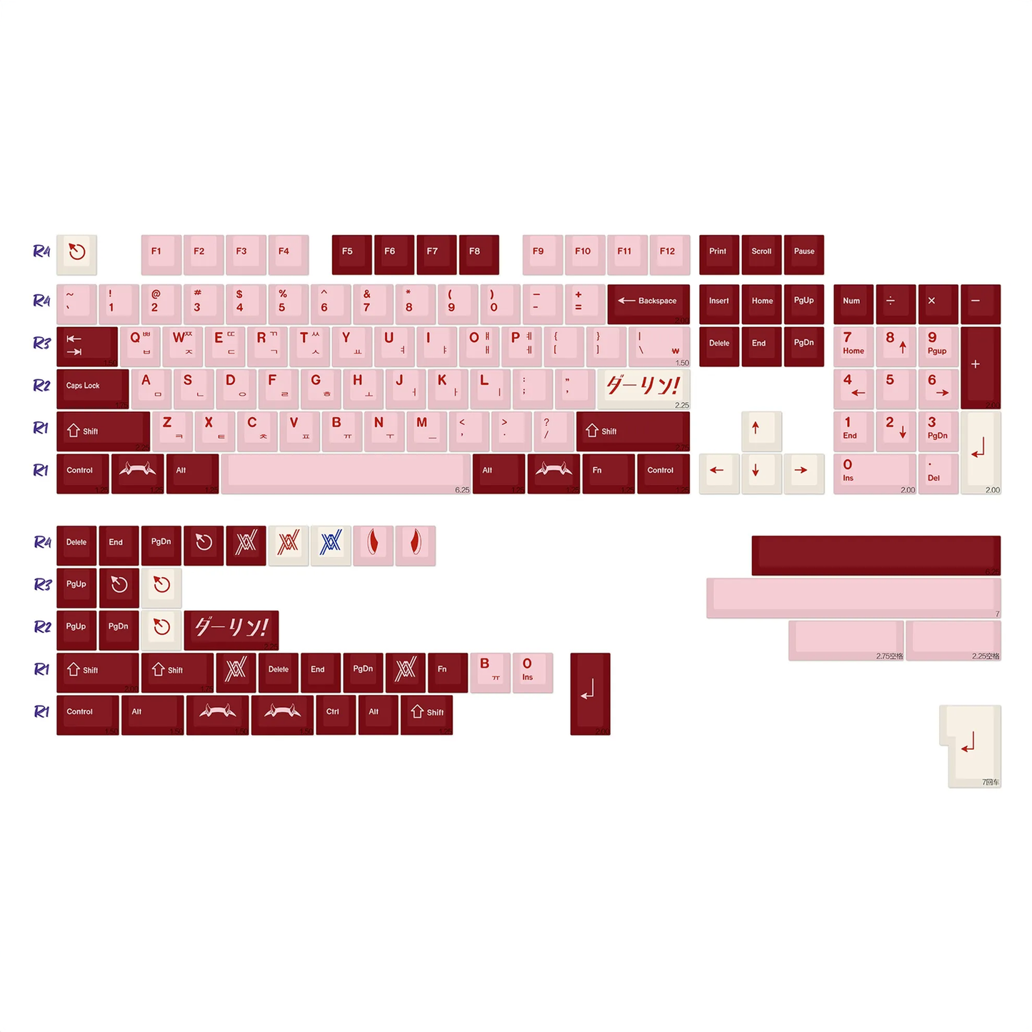 Darling Blush Keycap Set