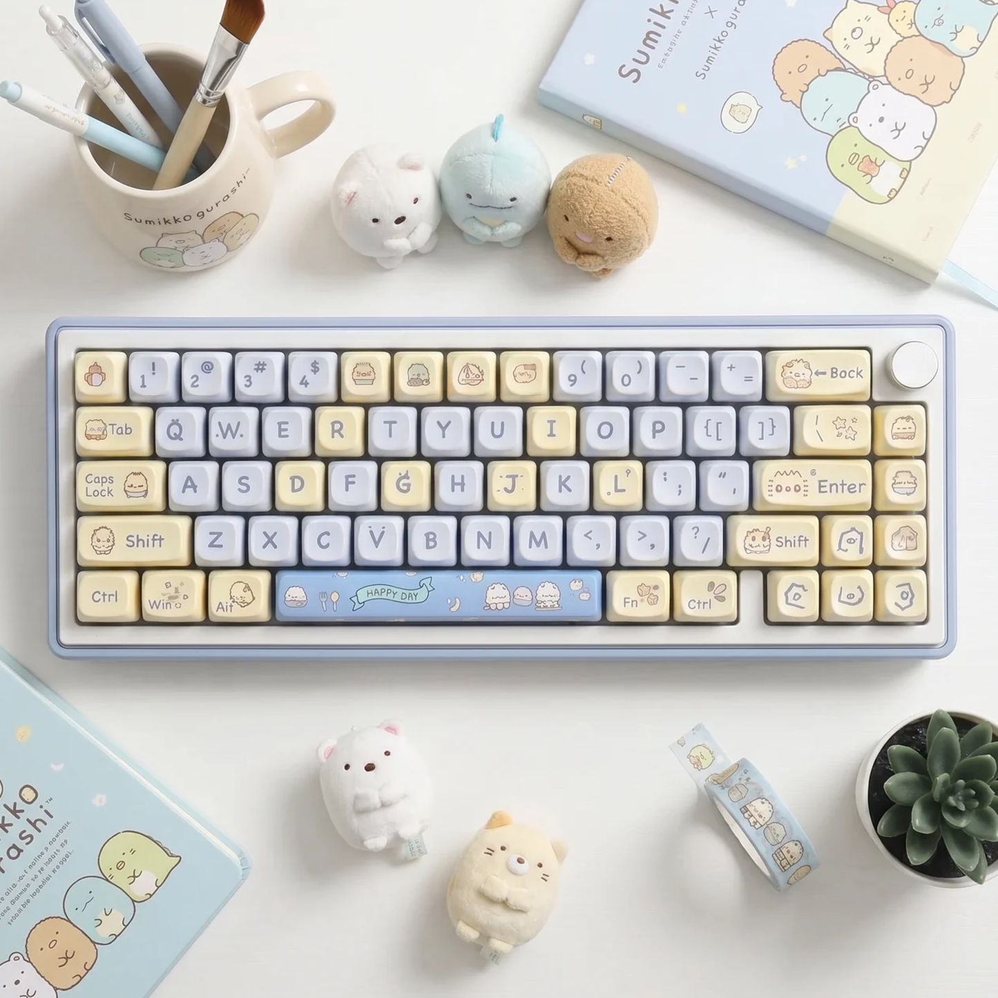 Fluffy Kitten Keycap Set